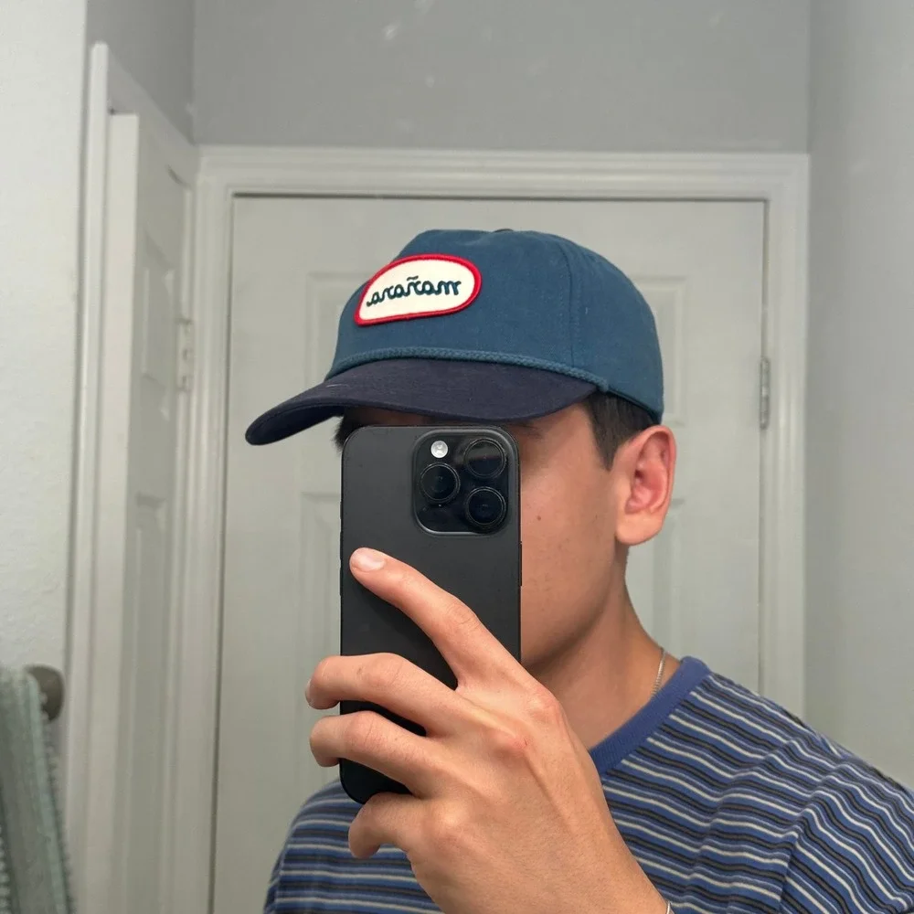 Manana Surfing Co Austin Texas Blue Rope Hat Snapback Surfing Stuff Travel Item